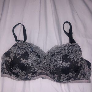 Black embellished VS bra